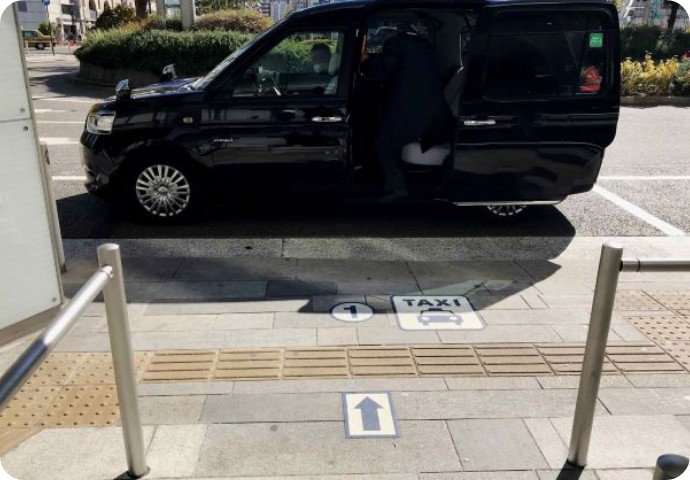 銀座乗車禁止地区説明写真